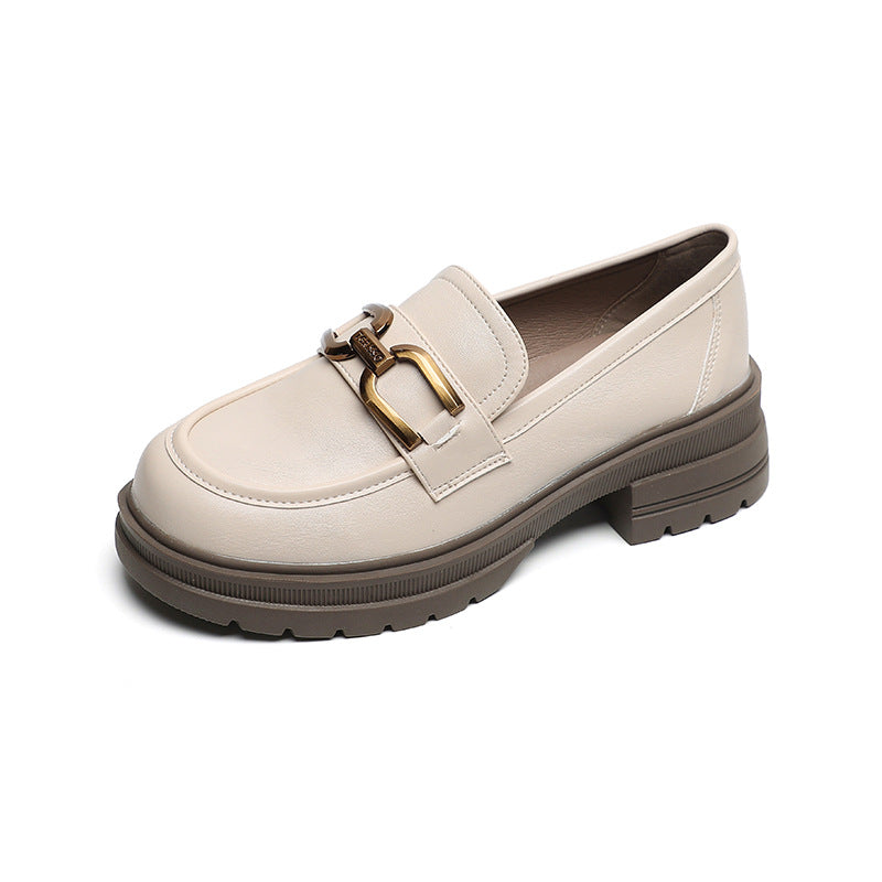 Damen Mokassins mit schickem Schnallen-Detail EB