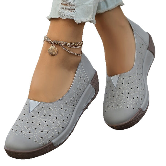 Damen Bequeme und luftige Slip-On Schuhe EB