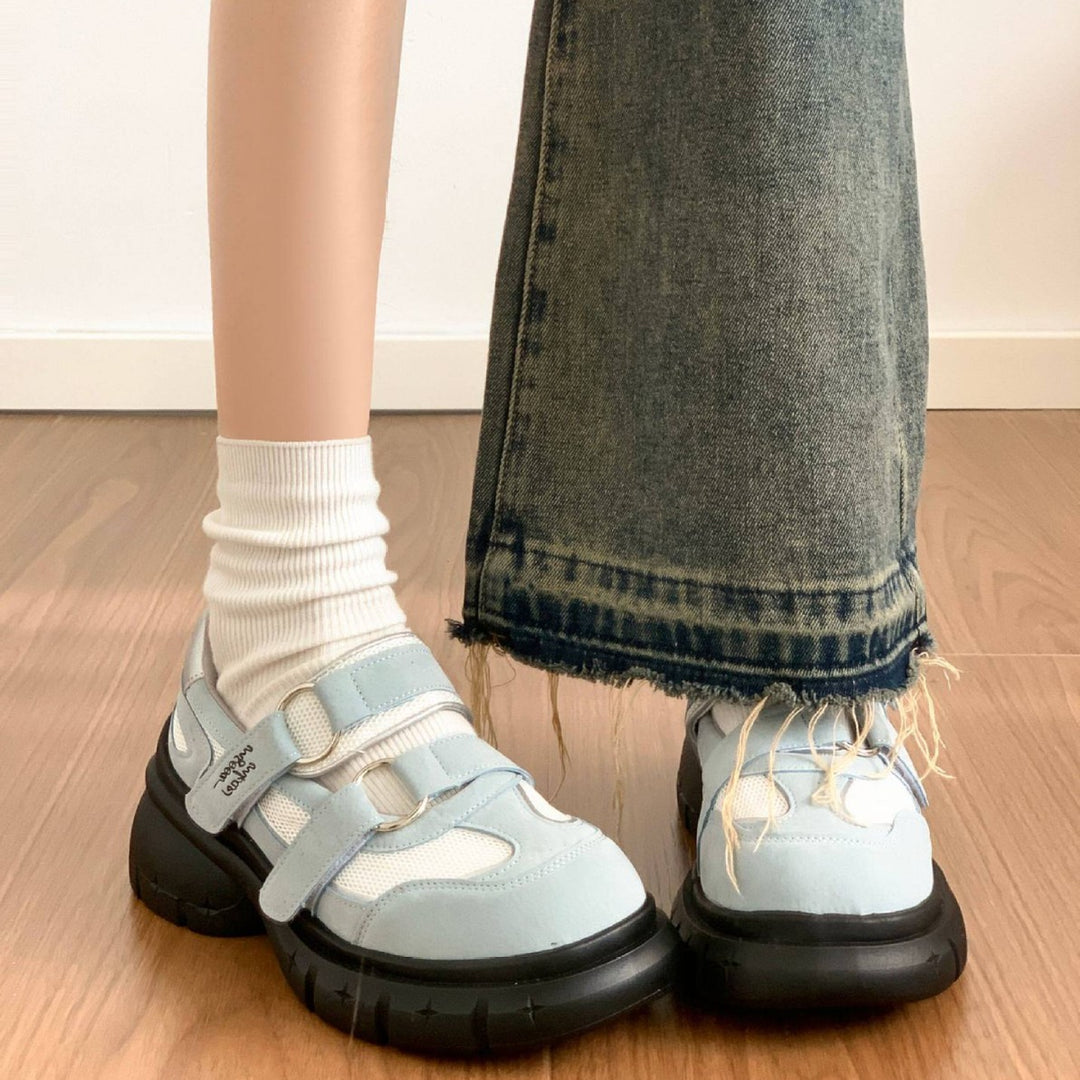Damen Sportliche Sneaker mit Netz-Obermaterial und rutschfester Sohle EB