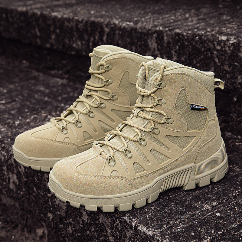Herren Multifunktionale Trekkingstiefel mit hohem Knöchelschutz und robustem Design EB