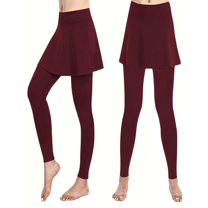 Damen Leggings mit integrierter Skirtschnitt EB