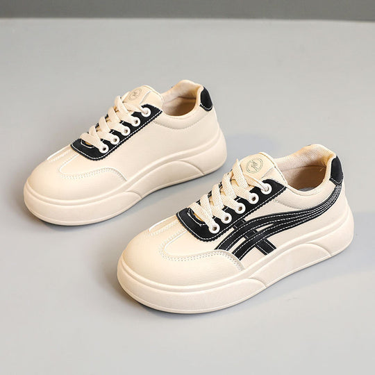 Damen modische Sneakers mit komfortabler Plattform und sportlichen Akzenten EB