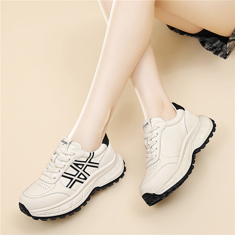 Damen Sportliche Sneakers mit ergonomischer Dämpfung und atmungsaktivem Material EB