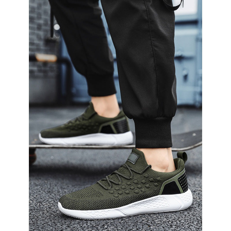 Damen Sportliche Leichtathletik Sneaker mit atmungsaktiver Struktur und dämpfender Sohle EB