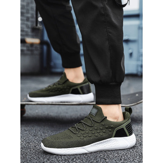 Damen Sportliche Leichtathletik Sneaker mit atmungsaktiver Struktur und dämpfender Sohle EB