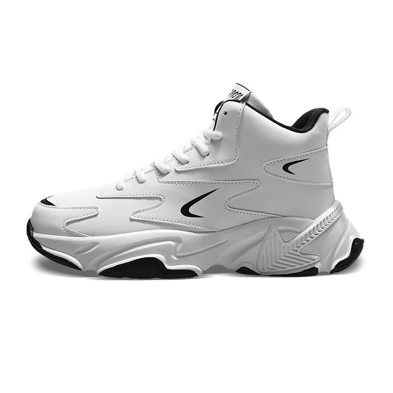 Damen Modische High-Top Sneakers mit atmungsaktivem Obermaterial und rutschfester Sohle EB