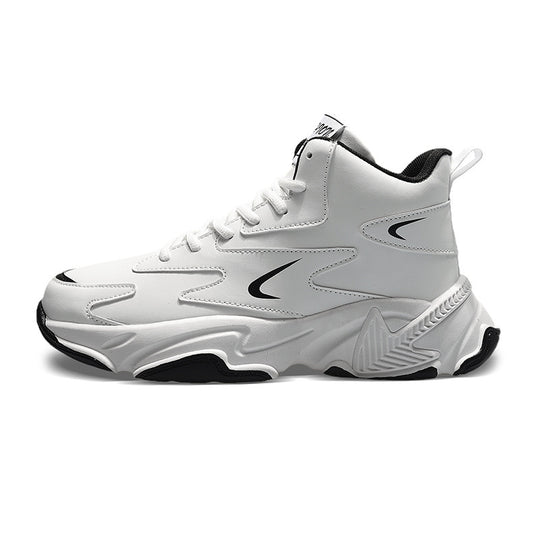 Damen Modische High-Top Sneakers mit atmungsaktivem Obermaterial und rutschfester Sohle EB
