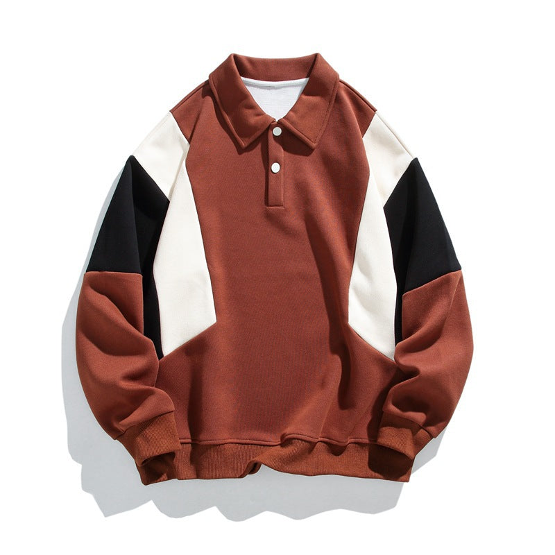 Damen modischer Polo-Pullover mit angesagten Farbkontrasten EB