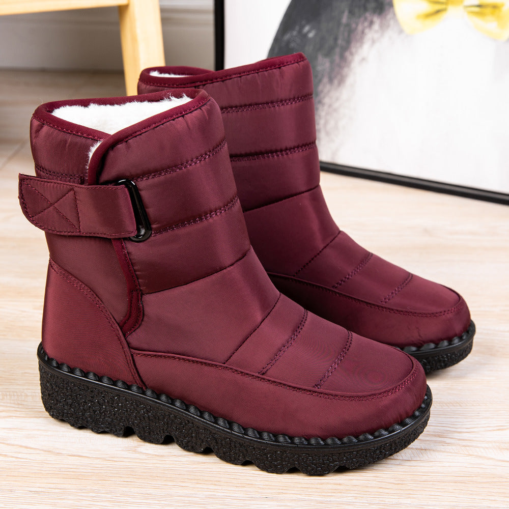 Damen Winterboots mit rutschfester Sohle und warmem Futter EB