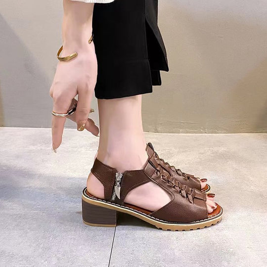 Damen Stylish Offene Sandalen EB