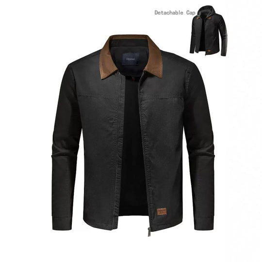 Herren Utility-Jacke mit abnehmbarem Hoodie EB