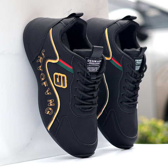 Damen Sportliche Sneakers mit verstärkter Sohle und elastischem Obermaterial EB