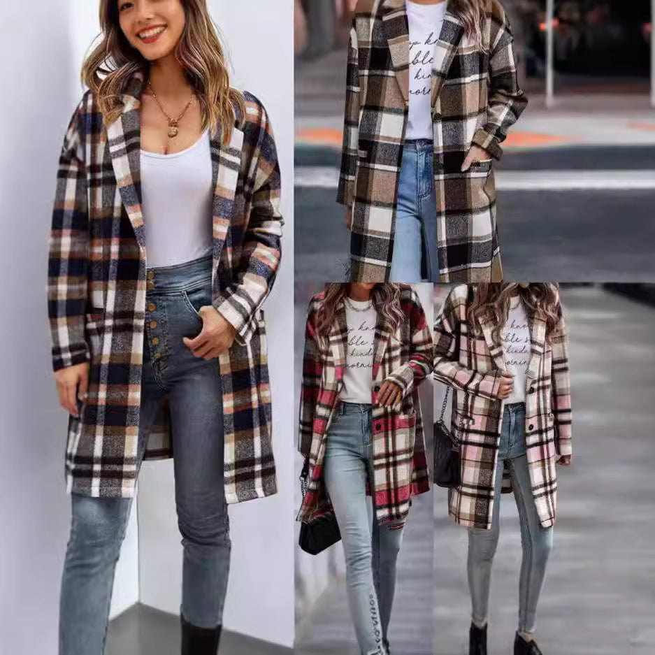 Damen Oversized Karottenjacke im lässigen Business-Look EB