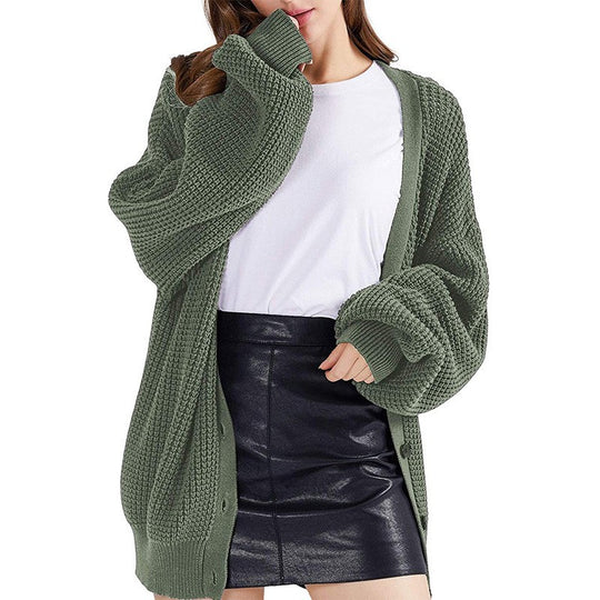 Damen Großer Strickcardigan EB