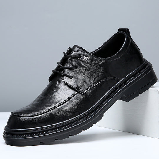 Herren Elegante Schnürschuhe mit rutschfester Sohle und atmungsaktivem Obermaterial EB