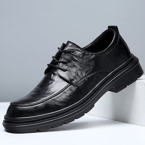 Herren Elegante Schnürschuhe mit rutschfester Sohle und atmungsaktivem Obermaterial EB