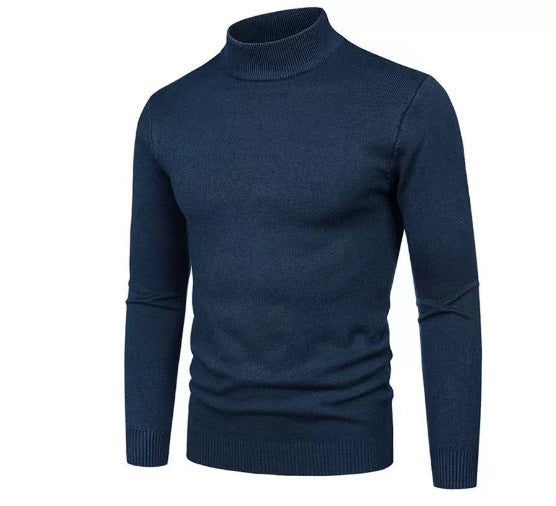Herren Pullover mit hohem Kragen EB