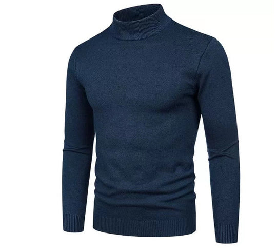 Herren Pullover mit hohem Kragen EB