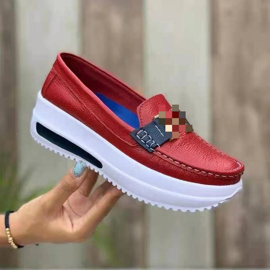 Damen Komfortable und modische Slip-On Mokassins EB