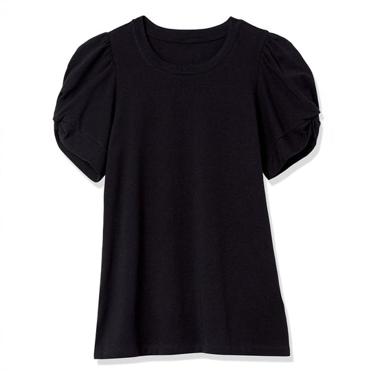 Damen Elegantes Oberteil mit Puffärmeln EB