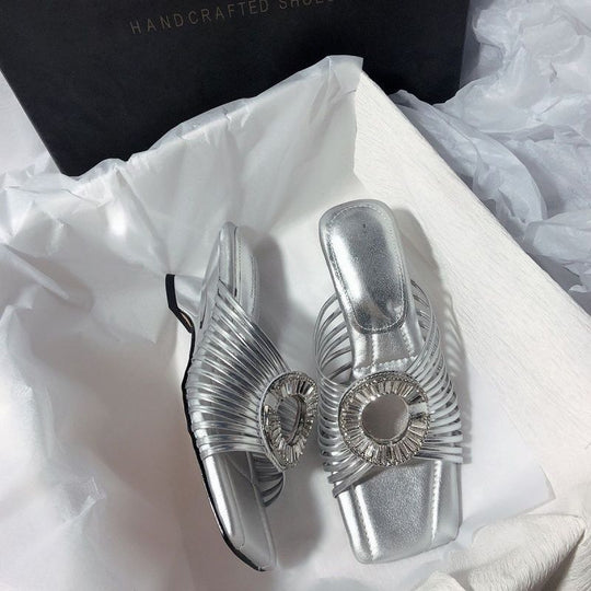 Damen elegante Slipper mit geschmackvollem Design EB