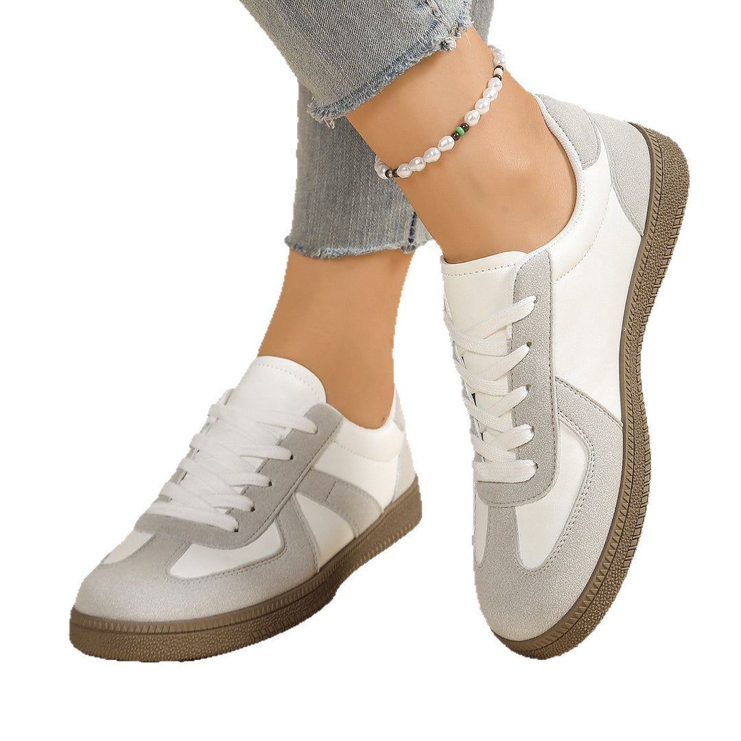 Damen Freizeitsneaker mit sportlichem Design und rutschfester Sohle EB