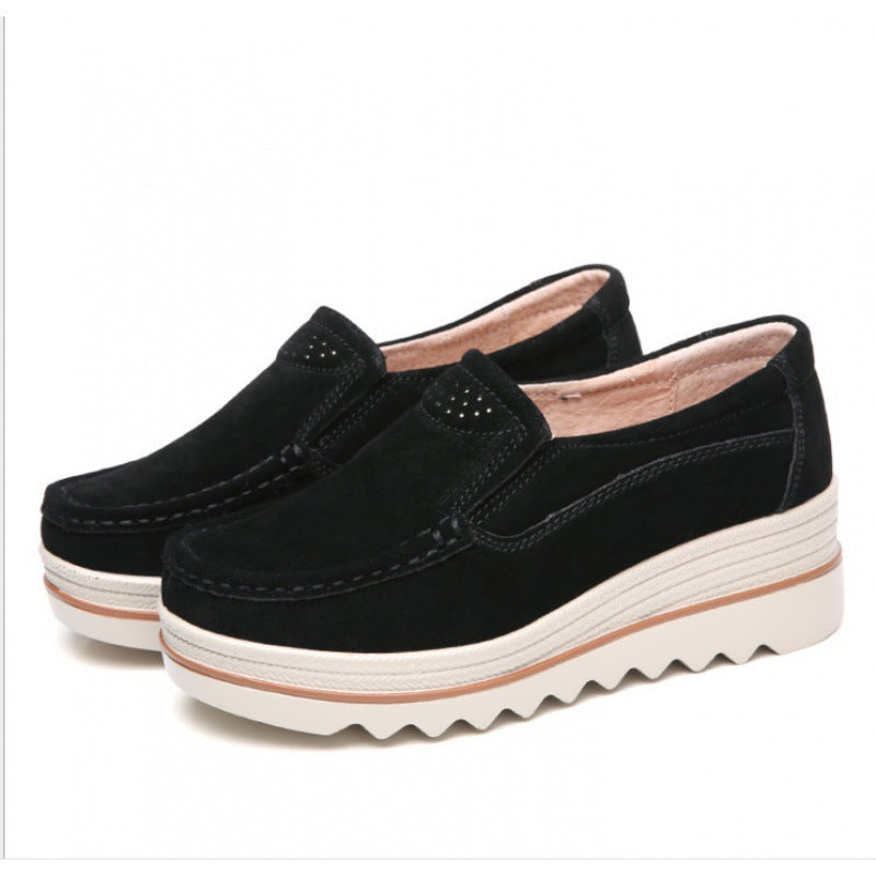 Damen Komfortable Slip-On Sneakers mit dämpfender Sohle EB