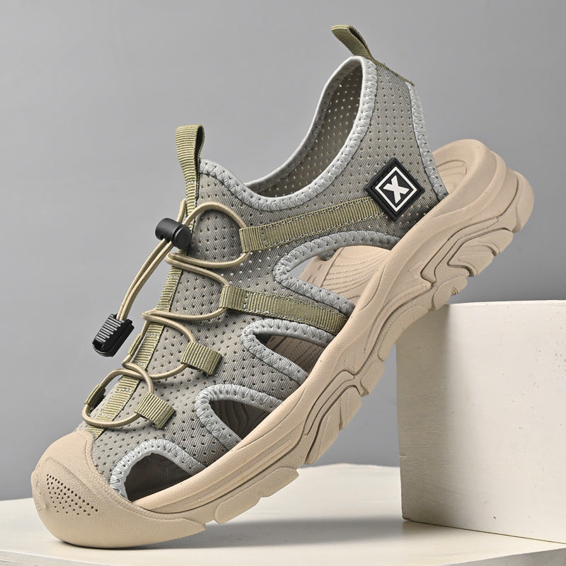 Damen Sportliche Outdoor-Sandalen mit rutschfester Sohle und atmungsaktivem Obermaterial EB
