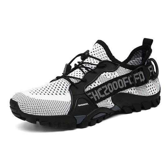 Damen Leichte und flexible Outdoor-Sneaker mit atmungsaktivem Mesh-EB