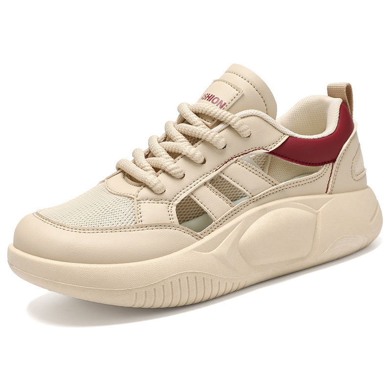 Damen Sportliche Sneakers mit atmungsaktiver Mesh-Oberfläche und dämpfender Sohle EB