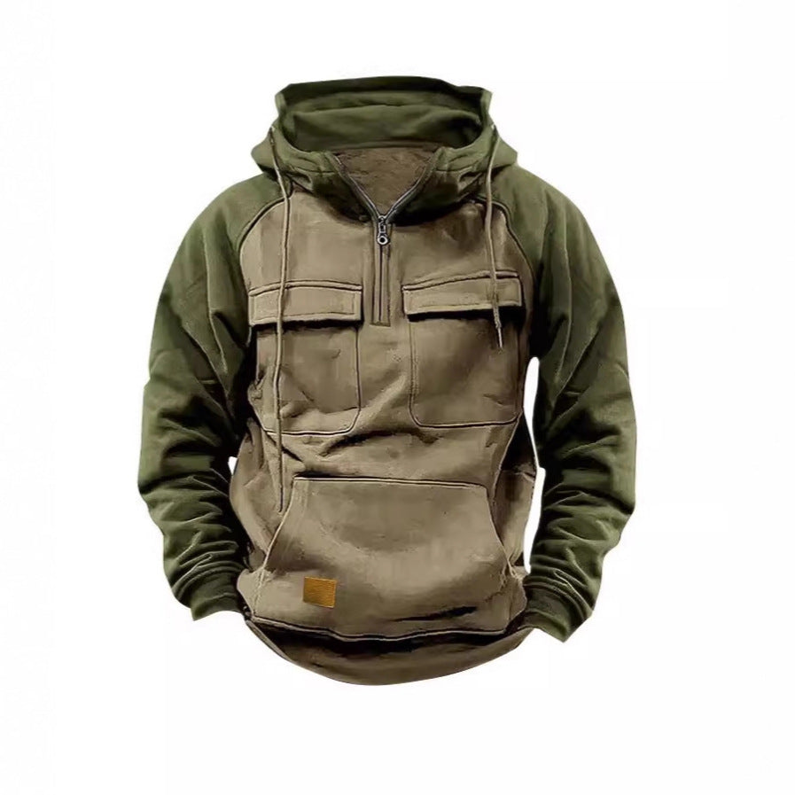 Herren Funktioneller Hoodie mit praktischen Taschen und innovativem Design EB