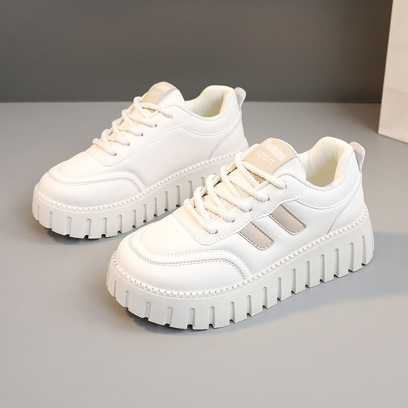Damen Chunky Sneakers mit rutschfester Laufsohle und gepolstertem Innenfutter EB