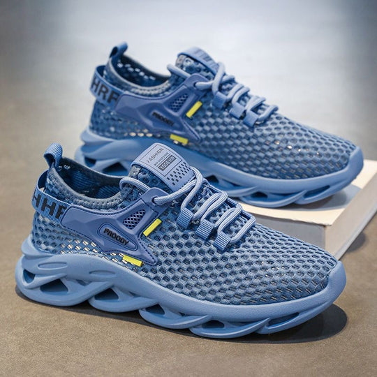 Damen Sportliche Mesh-Sneaker mit innovativem Dämpfungssystem und rutschfester Sohle EB