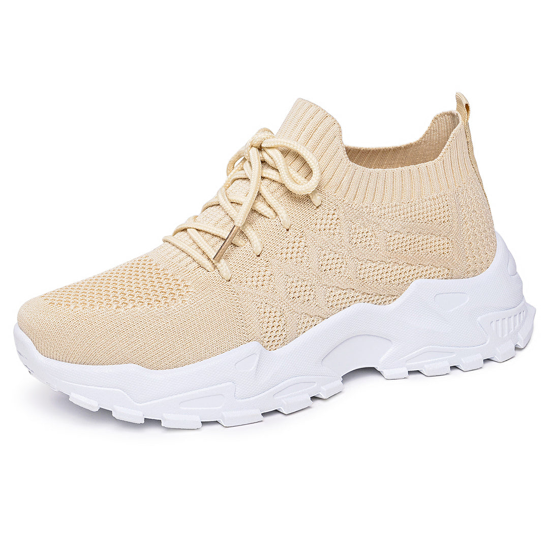 Damen Sportliche und atmungsaktive Laufschuhe mit elastischem Schaft EB