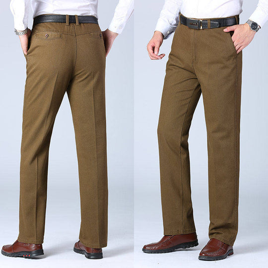 Herren Elegante Anzughose mit schmalem Schnitt und praktischen Taschen EB