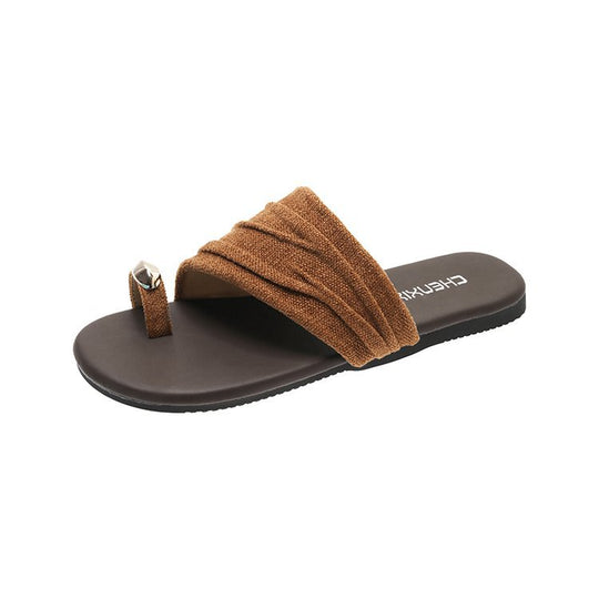Damen Komfortable Sandalen mit geschmeidiger Riemenführung und modischem Design EB