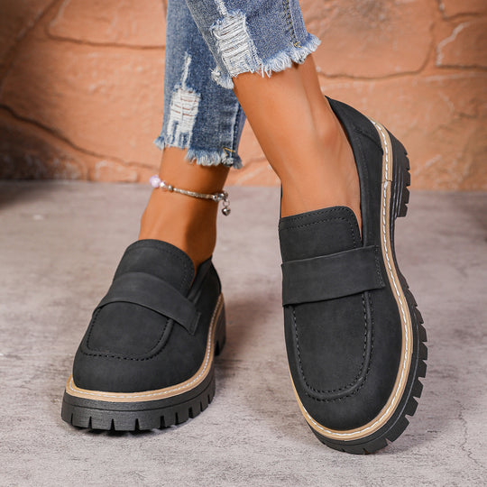 Damen Modische Mokassins mit rutschfester Sohle und komfortablem Fußbett EB