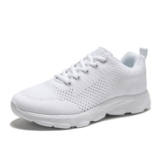 Damen Sportliche Sneakers mit atmungsaktivem Mesh und rutschfester Laufsohle EB