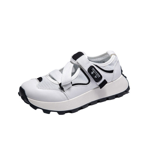 Damen Sportliche Freizeitschuhe mit verstellbarem Riemen und rutschfester Sohle EB