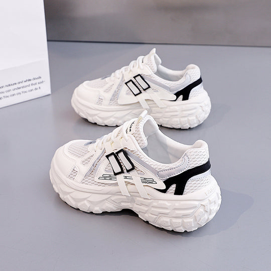 Damen Sportliche Sneakers mit atmungsaktivem Obermaterial und ergonomischer Dämpfung EB