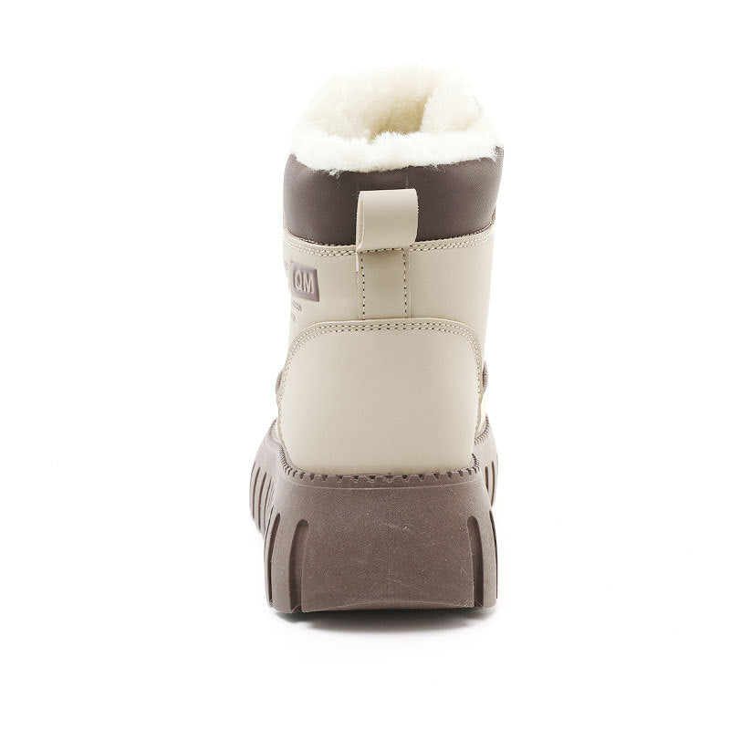 Damen Warmgefütterte Chunky Winterstiefel EB