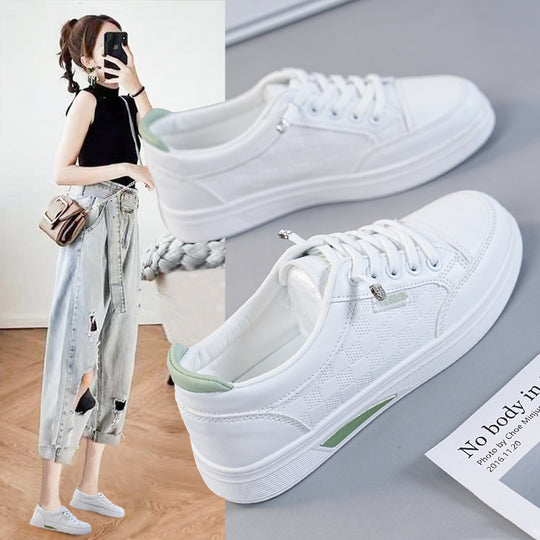 Damen Sneakers mit modernem Karo-Design und bequemem Dämpfungselement EB