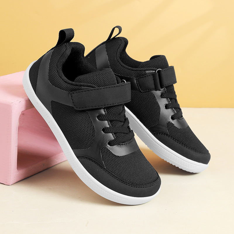Unisex nan leichte Mesh-Sneaker mit elastischem Schnürsystem, Klettverschluss und EVA-Zwischensohle EB