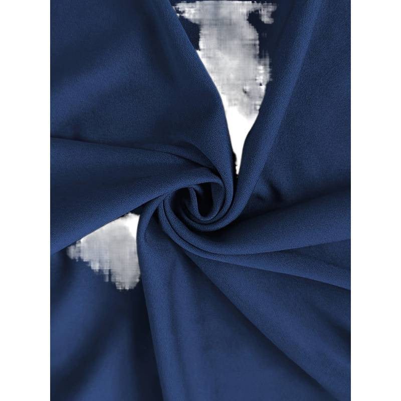 Damen Sommerkleid mit schulterfreier Silhouette und dekorativem Rüschensaum EB