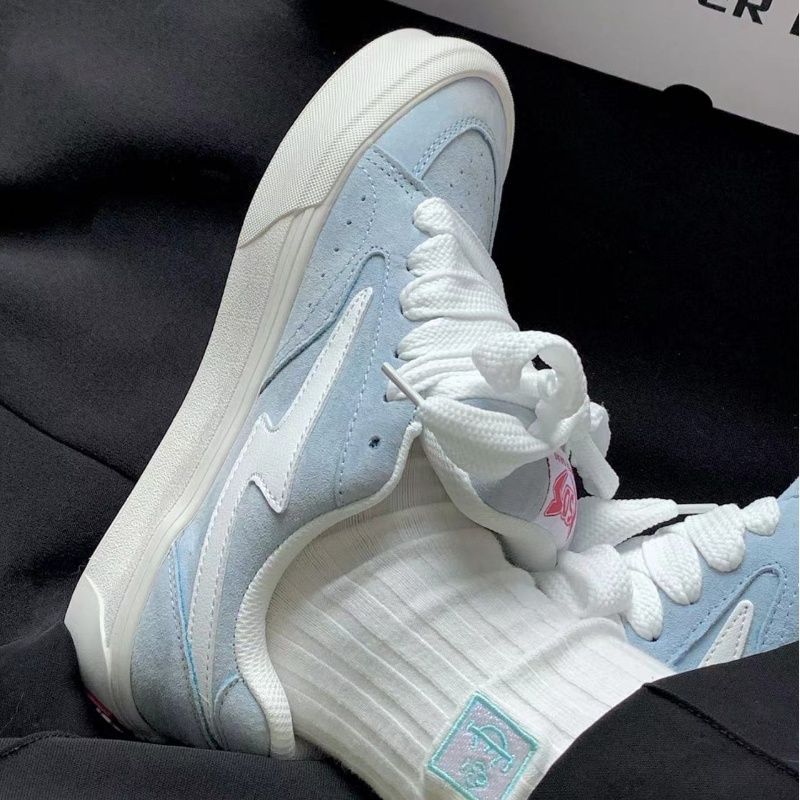 Damen Sportliche Sneaker mit hochwertiger Wildleder- und Mesh-Kombination EB