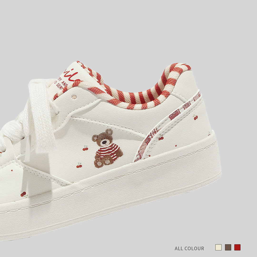 Damen Sneakers mit tierischem Motiv und atmungsaktiver Oberfläche EB