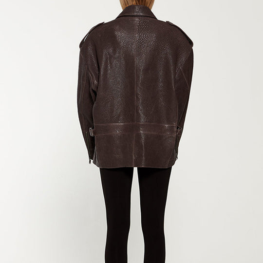 Damen Oversized jacke im robusten Design mit praktischen Taschen EB