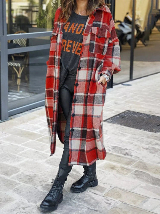 EB | Flanell Karotrenchcoat
