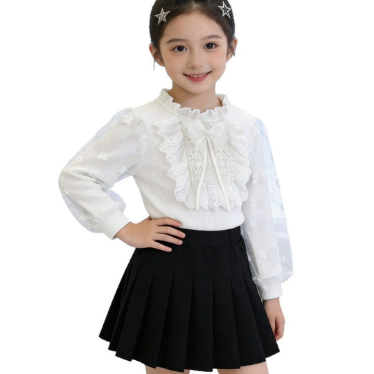Mädchen Festliche Bluse EB