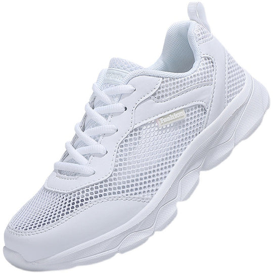 Damen Sportliche Sneakers mit atmungsaktivem Mesh-Obermaterial und flexiblem Fußbett EB